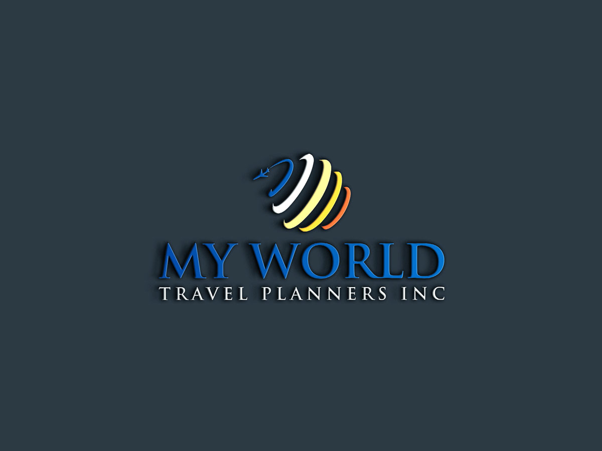 Logo Design by NurDesign for My World Travel Planners Inc | Design #21925380