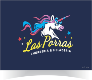 "Las Porras- Churreria & Heladeria". Las Porras should be bigger and the descriptive smaller | Diseño de Logo por r-toha