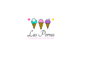 "Las Porras- Churreria & Heladeria". Las Porras should be bigger and the descriptive smaller | Logo Design by CreativelyYours