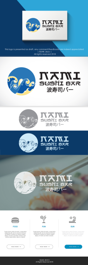 Nami Sushi Bar | Design de Logo par Riv.