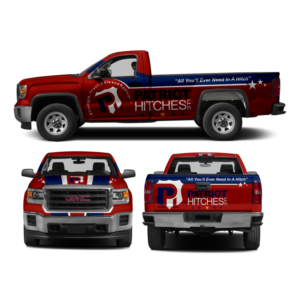 Car Wrap Design by DG+ for Patriot Hitches, LLC | Design #21950703