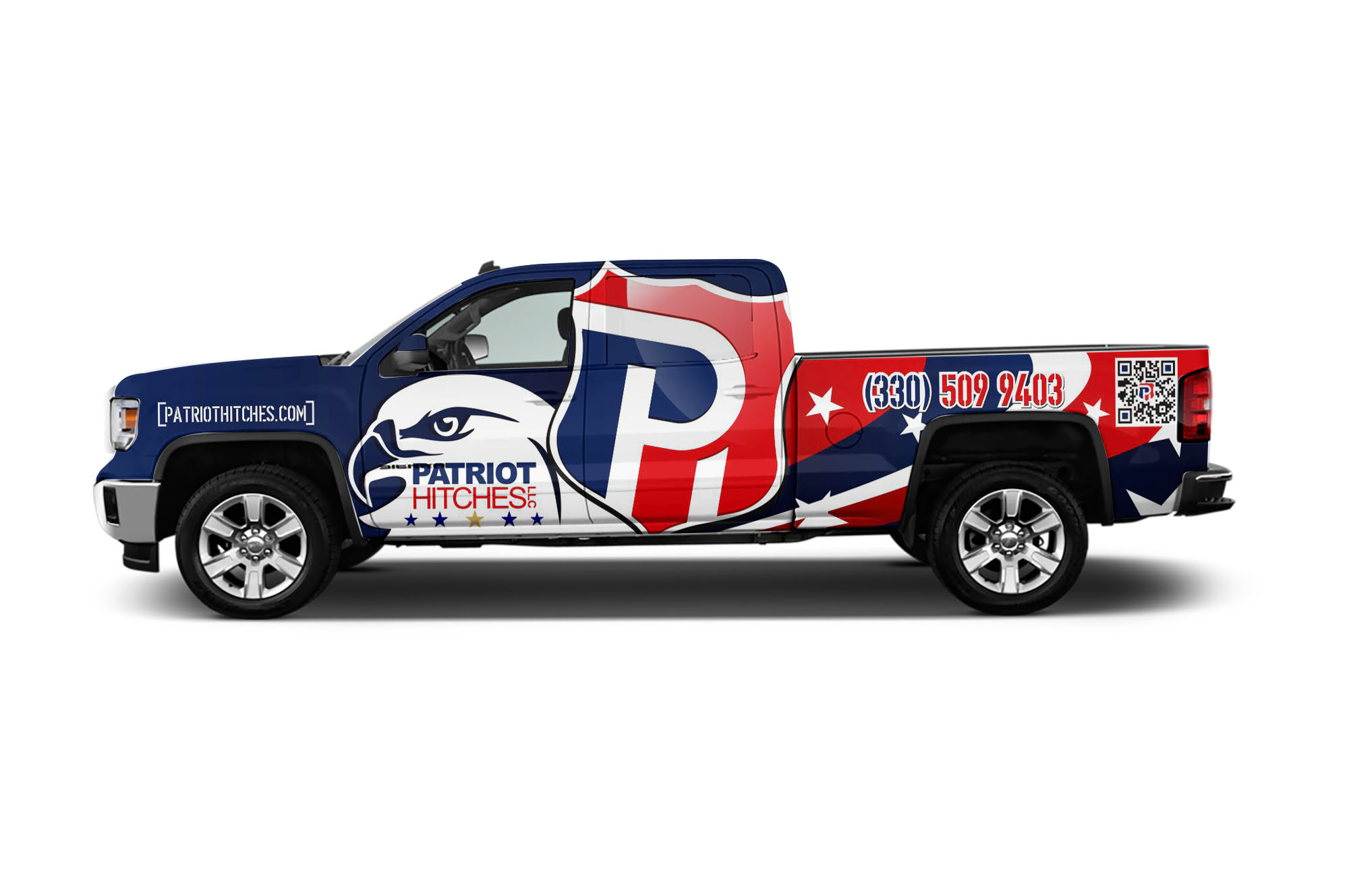 Car Wrap Design by Czeh for Patriot Hitches, LLC | Design #21973299
