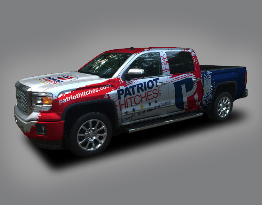 Car Wrap-Design von Wahyu 10 für Patriot Hitches, LLC | Design #21969648