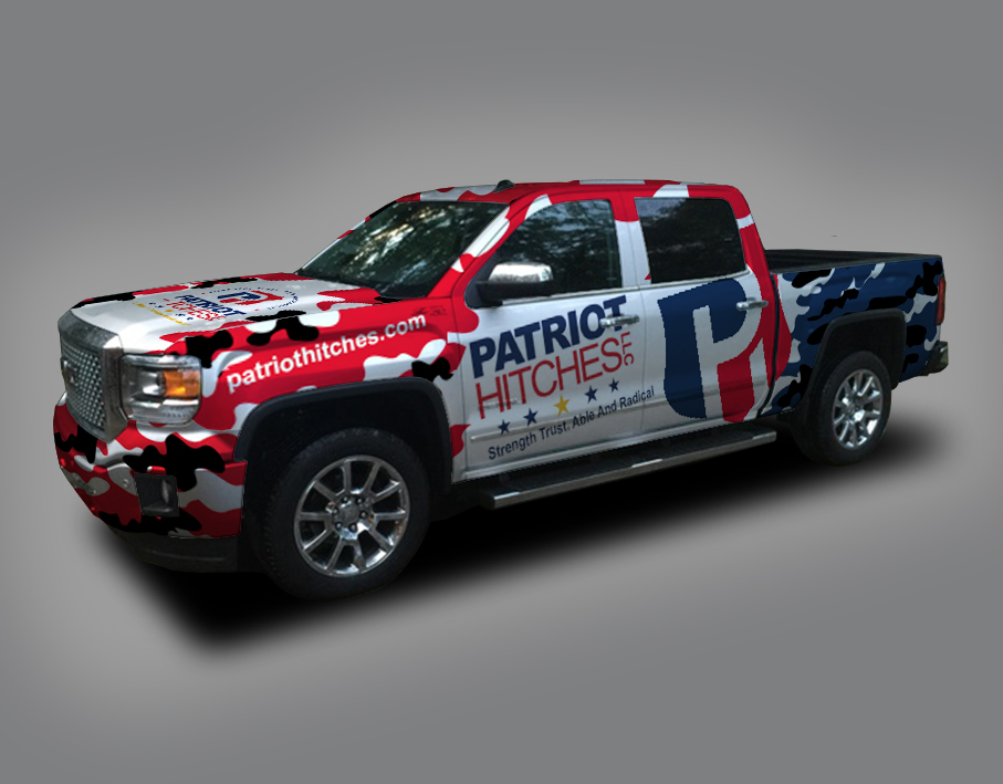 Car Wrap Design by Wahyu 10 for Patriot Hitches, LLC | Design #22024769