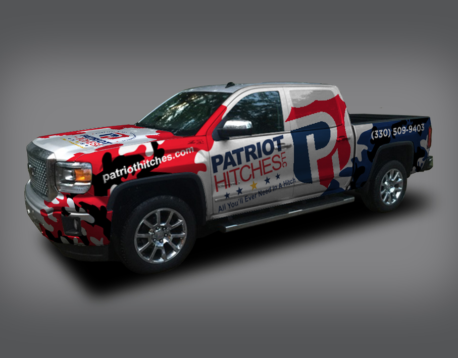 Car Wrap Design by Wahyu 10 for Patriot Hitches, LLC | Design #22076993