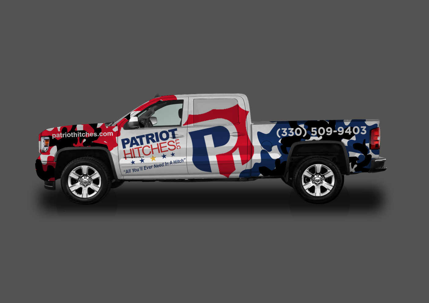 Car Wrap Design by Wahyu 10 for Patriot Hitches, LLC | Design #22080944