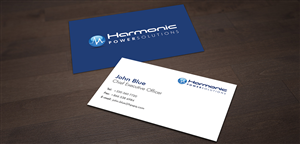 Business Card Design by  hSenid Outsourcing for Harmonic Power Solutions | Design: #2985387