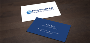 Business Card Design by  hSenid Outsourcing for Harmonic Power Solutions | Design: #2985388