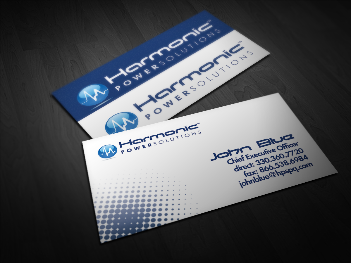 Visitenkarten-Design von subre für Harmonic Power Solutions | Design #2983625