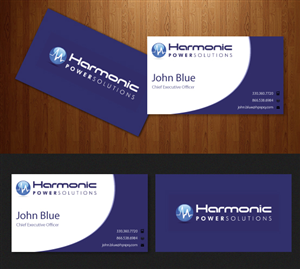 Business Card Design by uniquedesign10 for Harmonic Power Solutions | Design: #2940541