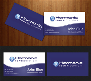 Business Card Design by uniquedesign10 for Harmonic Power Solutions | Design: #2940595