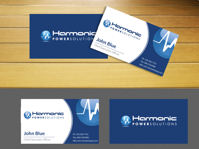 Business Card Design by uniquedesign10 for Harmonic Power Solutions | Design #2942118