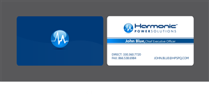 Design de Carte de Visite par Andrea pour Harmonic Power Solutions | Design #2947553