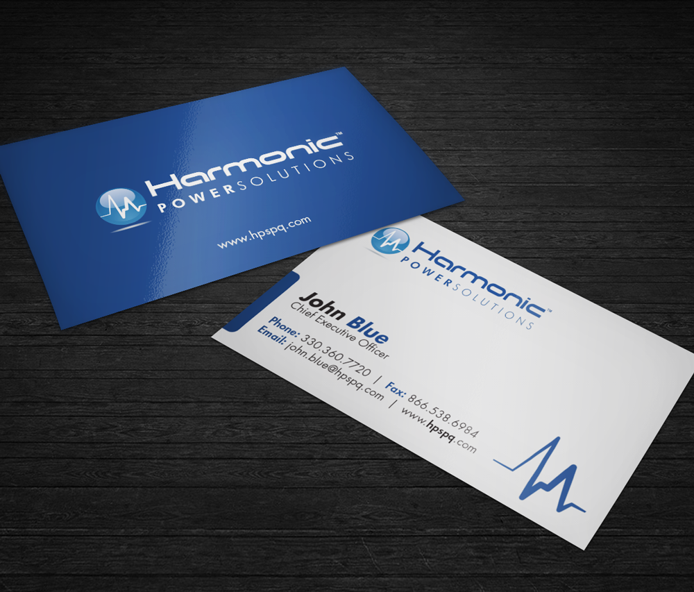 Business Card Design by navacreative for Harmonic Power Solutions | Design #2945062