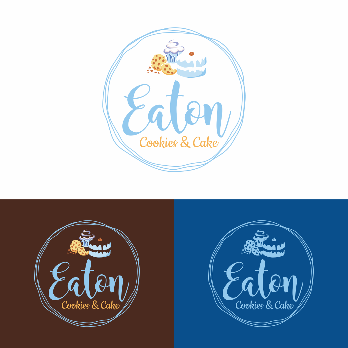 Elegant Modern Food Production Logo Design For Eaton Cookies Cake By Chameerakasundb Design 21931544