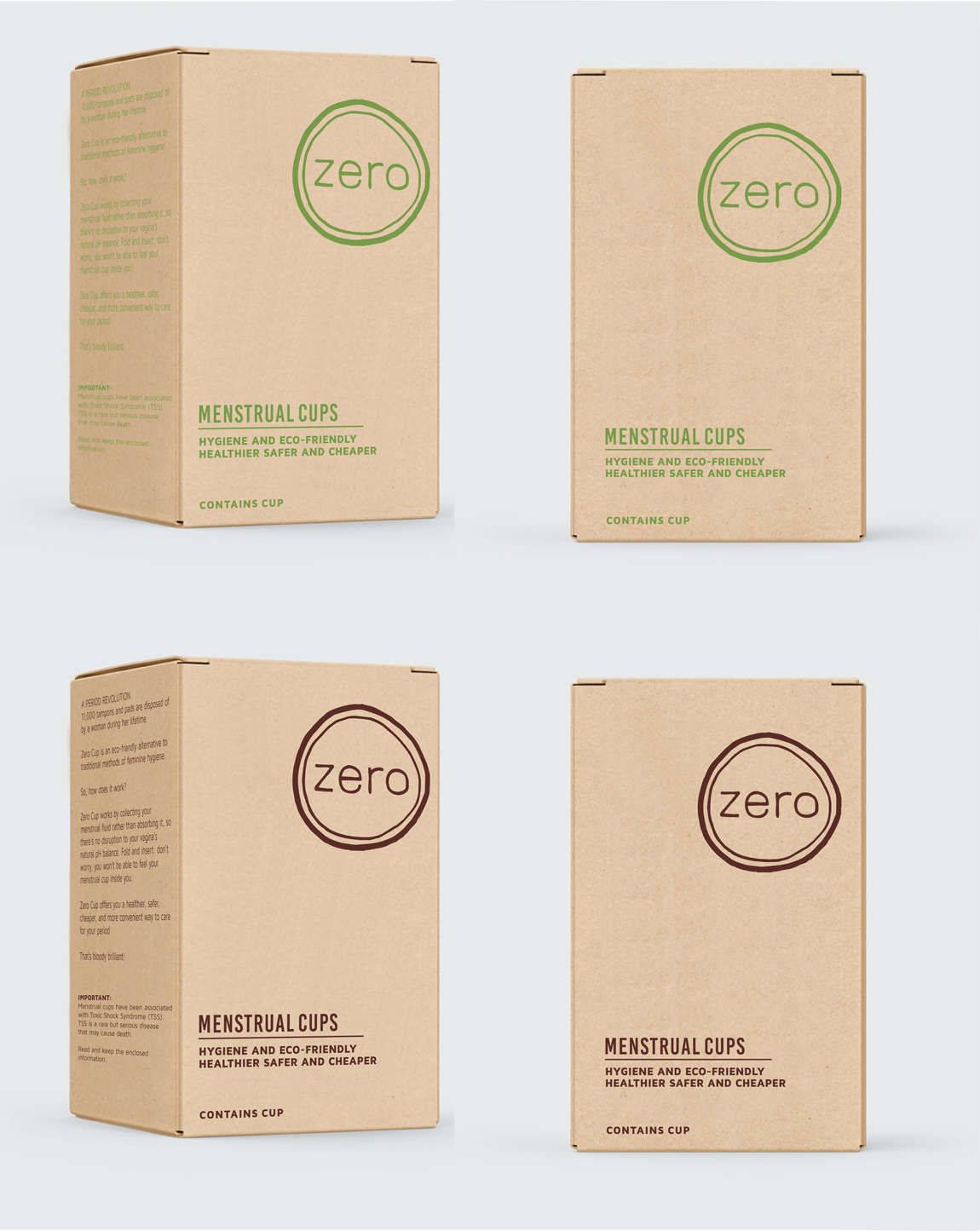Packaging Design by Designdespirate for ZeroCup LTD | Design #21972612