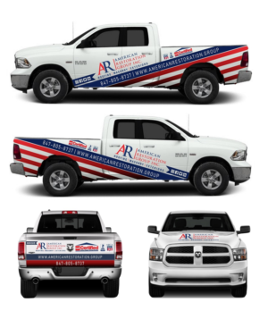 Car Wrap Design by Kira Graphics for American Restoration Group, Inc. | Design: #22127328