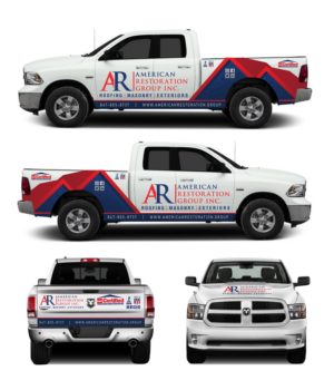 Car Wrap Design by Kira Graphics for American Restoration Group, Inc. | Design: #22129389