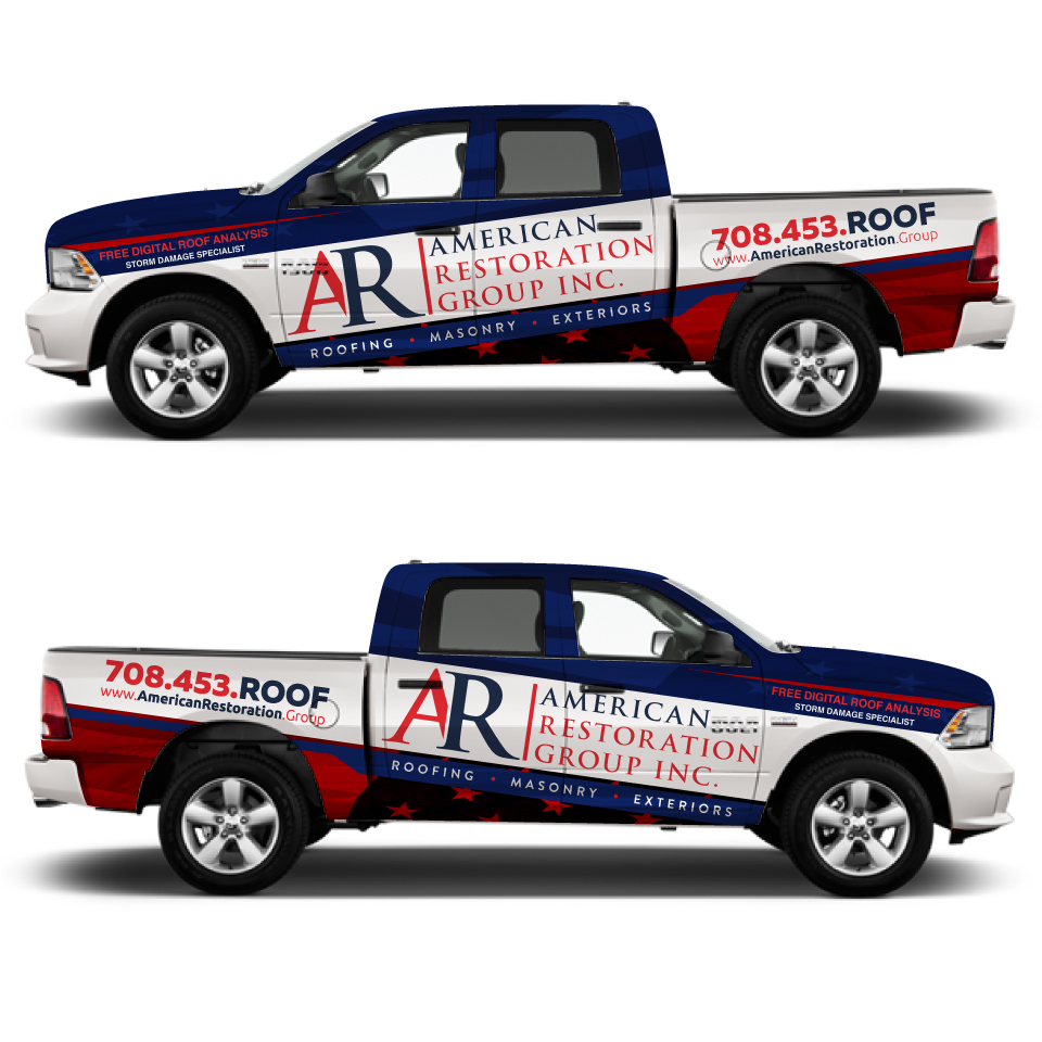 Car Wrap Design by Yoga Tri for American Restoration Group, Inc. | Design #21936902
