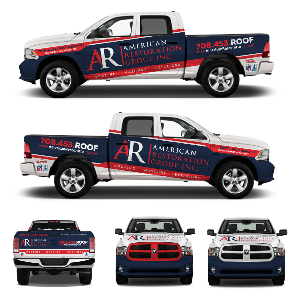 Car Wrap Design by Yoga Tri for American Restoration Group, Inc. | Design #22052273