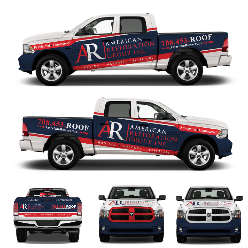 Car Wrap Design by Yoga Tri for American Restoration Group, Inc. | Design #22221171