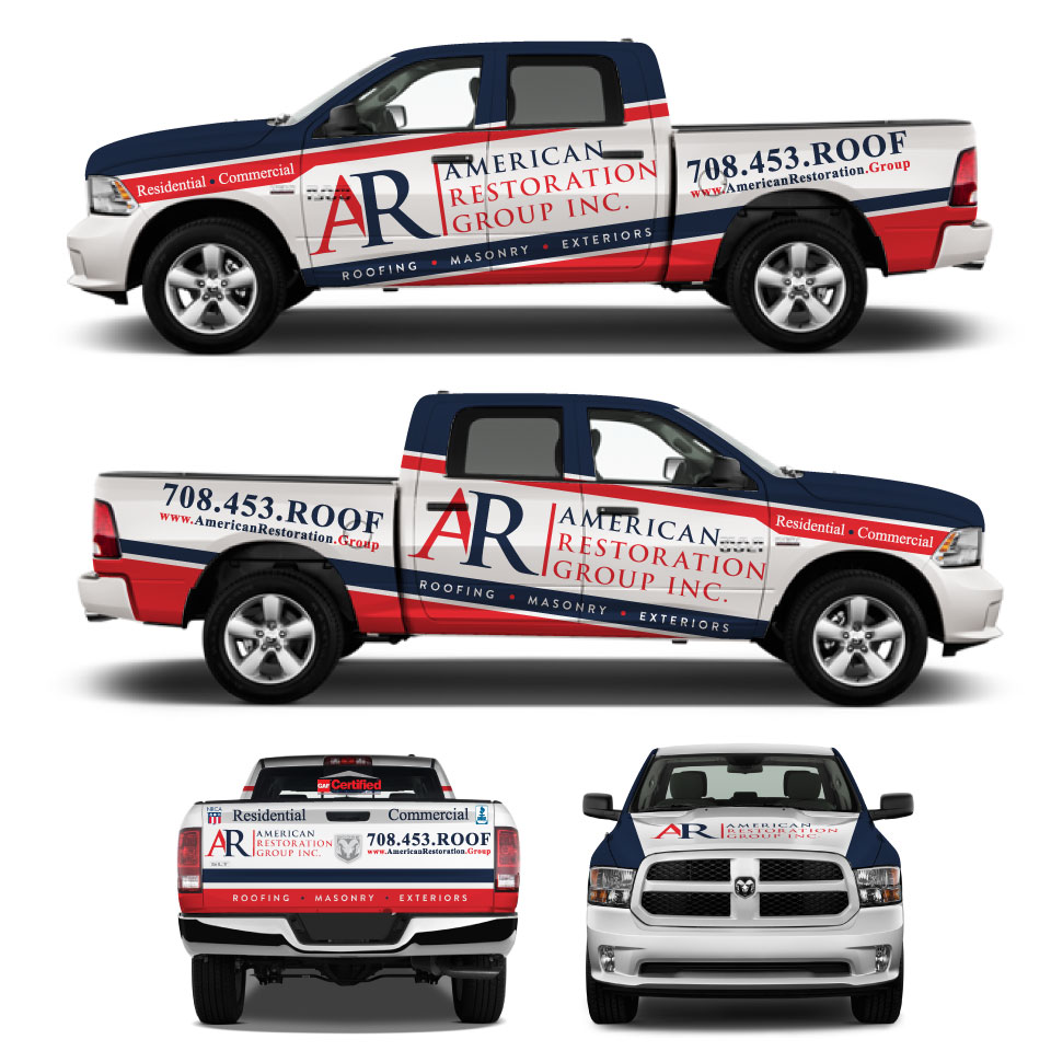 Car Wrap Design by Yoga Tri for American Restoration Group, Inc. | Design #22278478