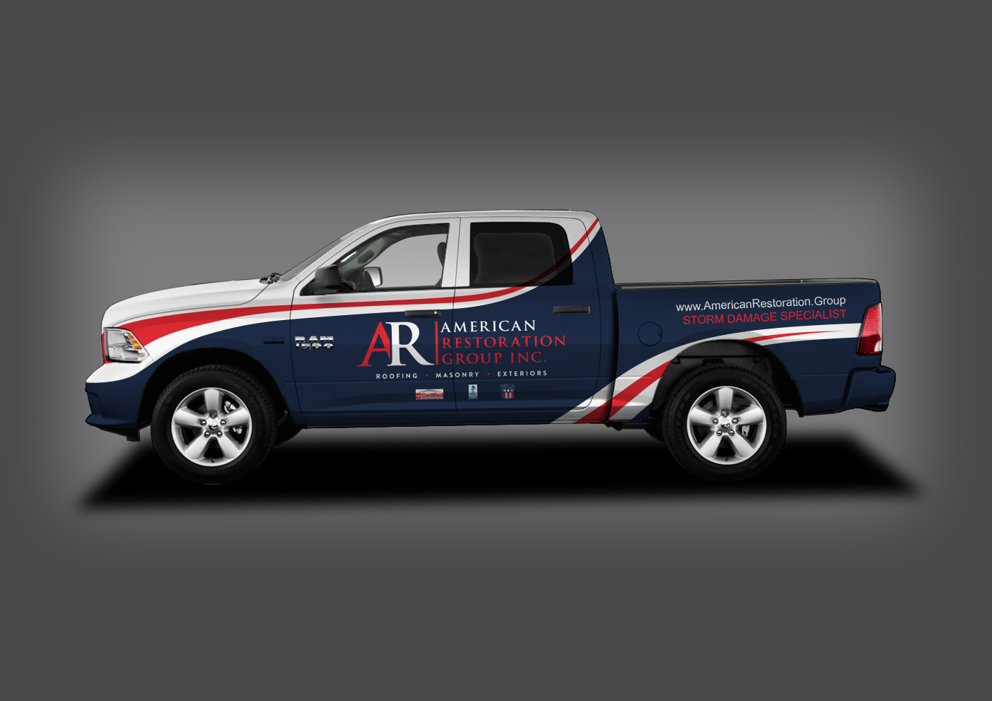 Diseño de Rotulación de Vehículo por Wahyu 10 para American Restoration Group, Inc. | Diseño #22105230