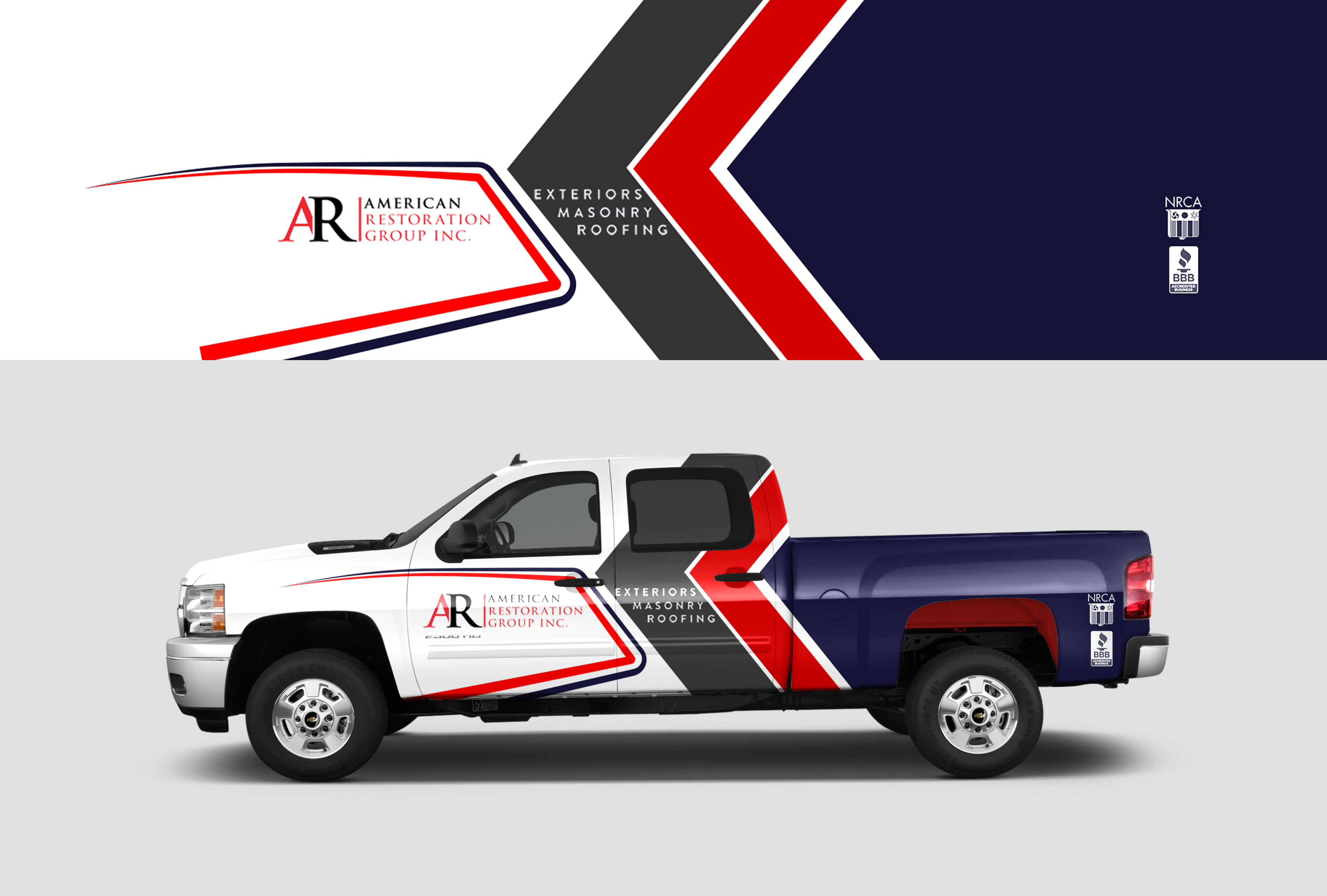 Car Wrap Design by Amin Gharibi for American Restoration Group, Inc. | Design #21943325