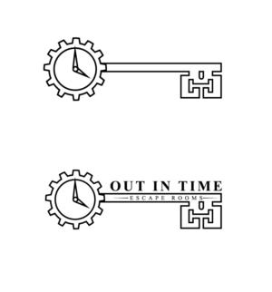 Out in Time Escape Rooms | Logo Design by Juli creation