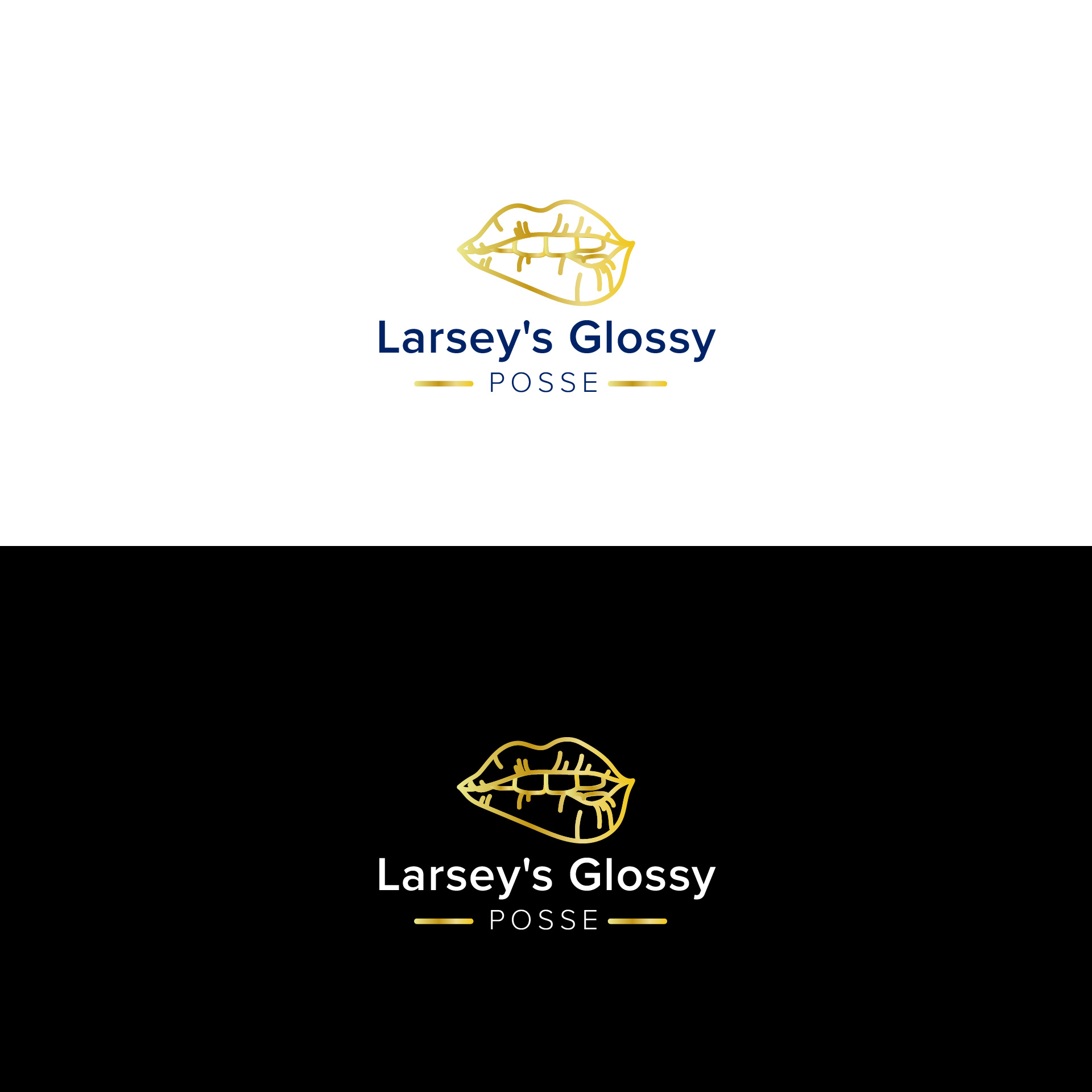 Logo Design by Blvck for Lacey’s Glossy Posse | Design #21935045