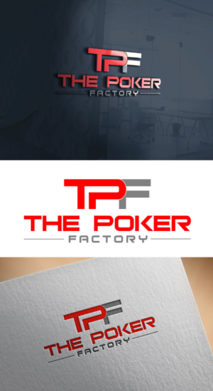 The Poker Factory or an abbreviation like TPF or PF. | Logo Design by expert pro