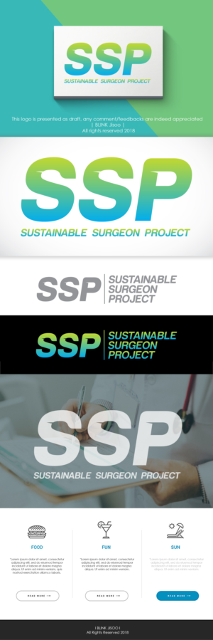 SSP or Sustainable Surgeon Project | Logo Design by Riv.