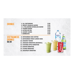 Menu Design by janiceg for Pho and Go Pty Ltd | Design: #21968137