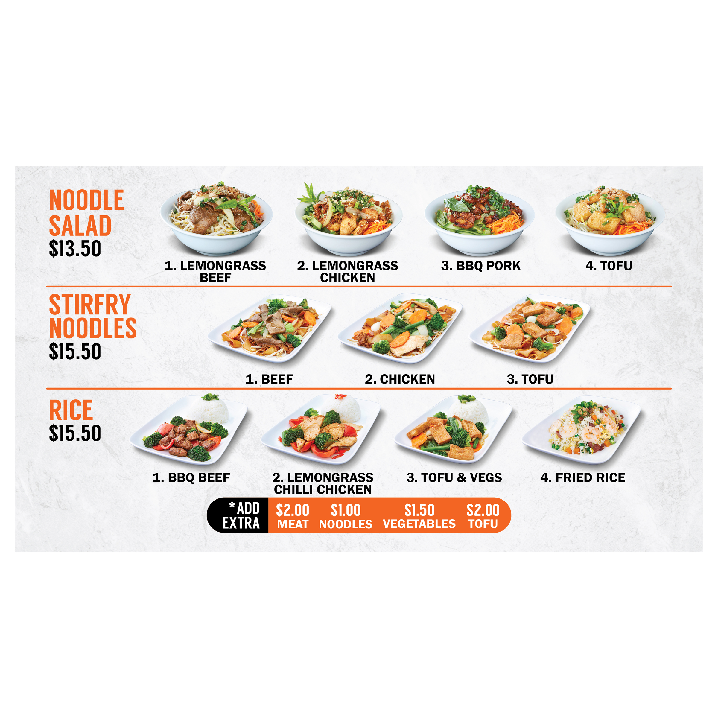 Diseño de Menú por janiceg para Pho and Go Pty Ltd | Diseño #21970366