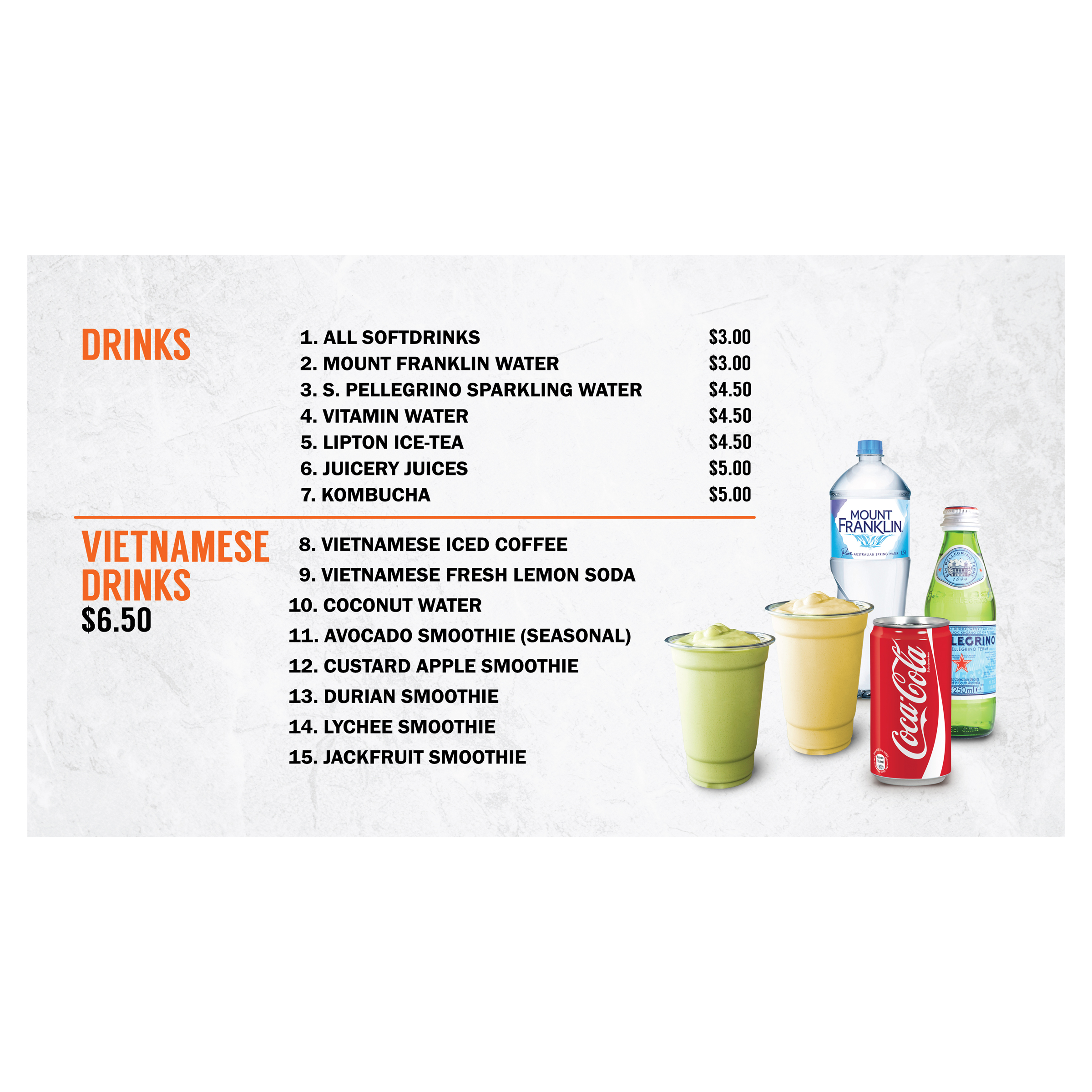Menu Design by janiceg for Pho and Go Pty Ltd | Design #21972781
