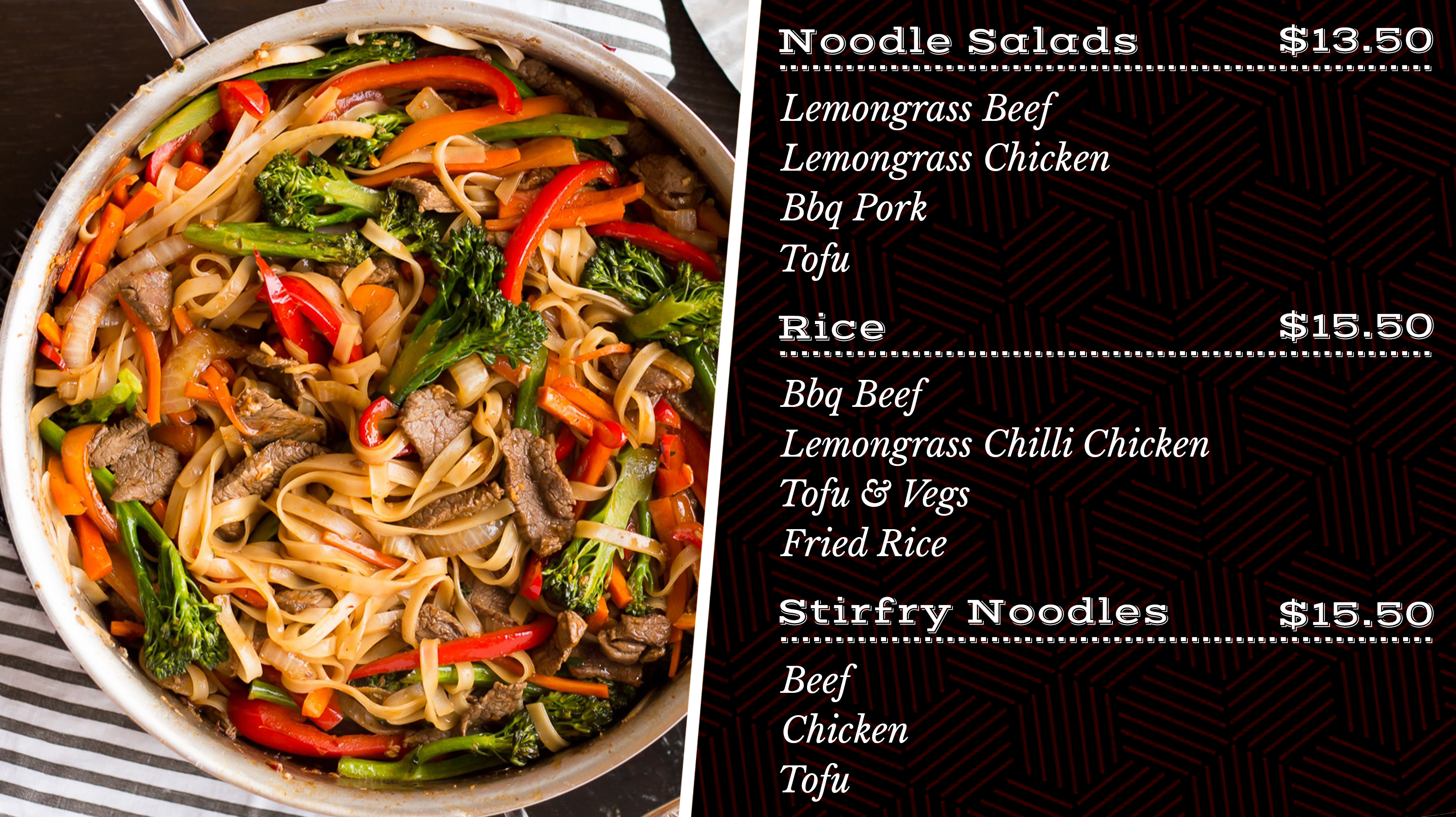 Menu Design by Cre8r for Pho and Go Pty Ltd | Design #21972691