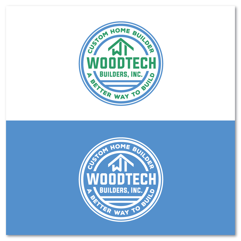 Logo-Design von Sujit Banerjee für Woodtech Builders, Inc. | Design #21940815