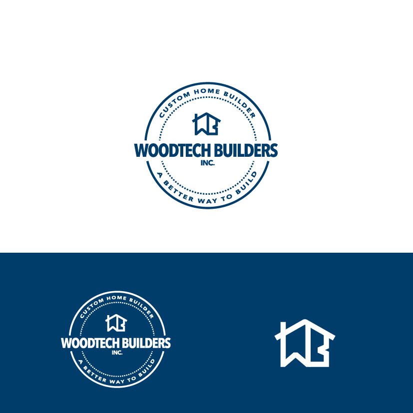 Logo Design by Idwan Design for Woodtech Builders, Inc. | Design #21938128