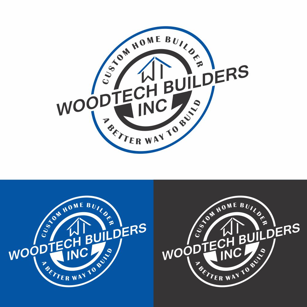 Logo Design by Vegerian for Woodtech Builders, Inc. | Design #21954853