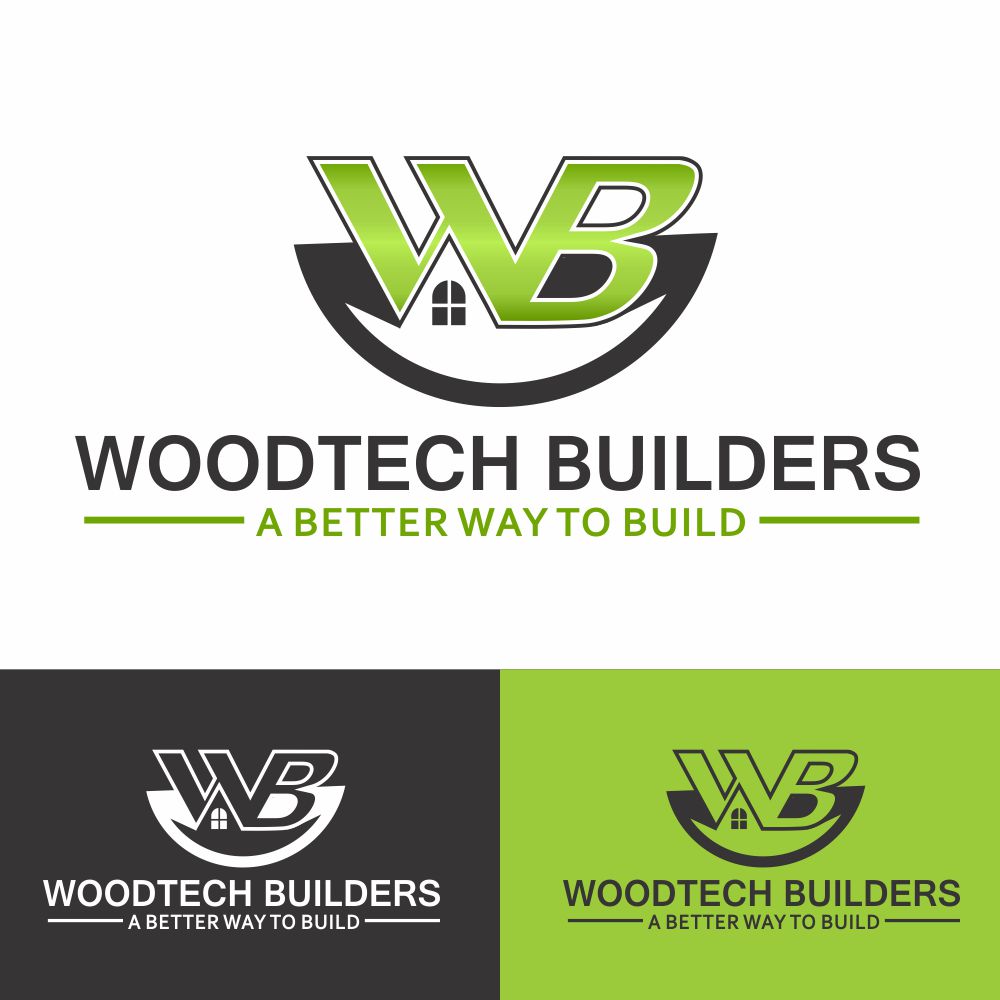 Logo-Design von Vegerian für Woodtech Builders, Inc. | Design #21974020