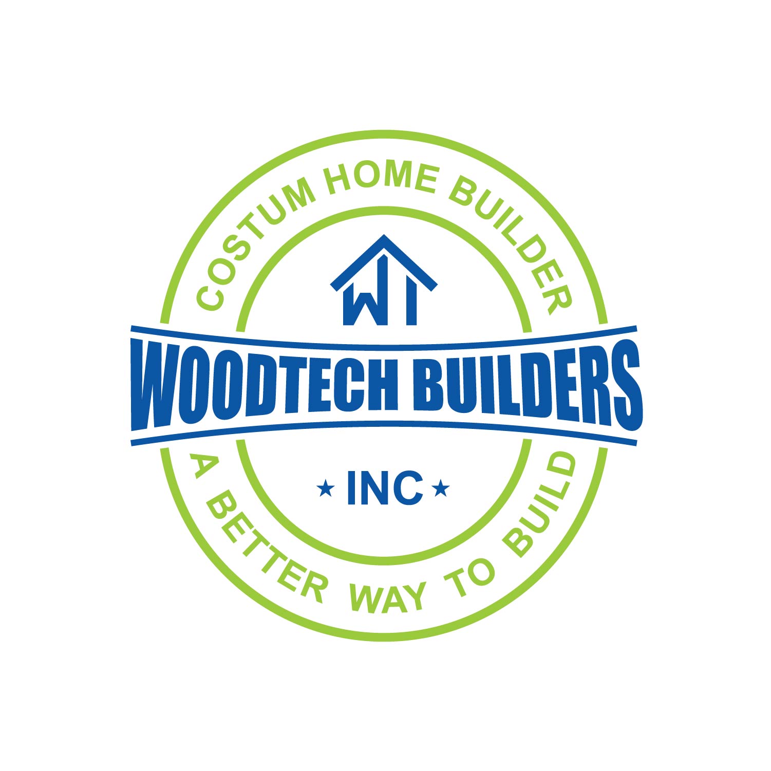 Logo Design by Suwaji Suwaji for Woodtech Builders, Inc. | Design #21977149