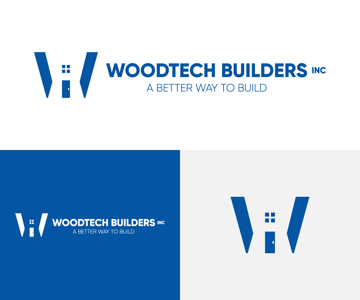 Logo Design by Nosvorious13 Design for Woodtech Builders, Inc. | Design #21979410