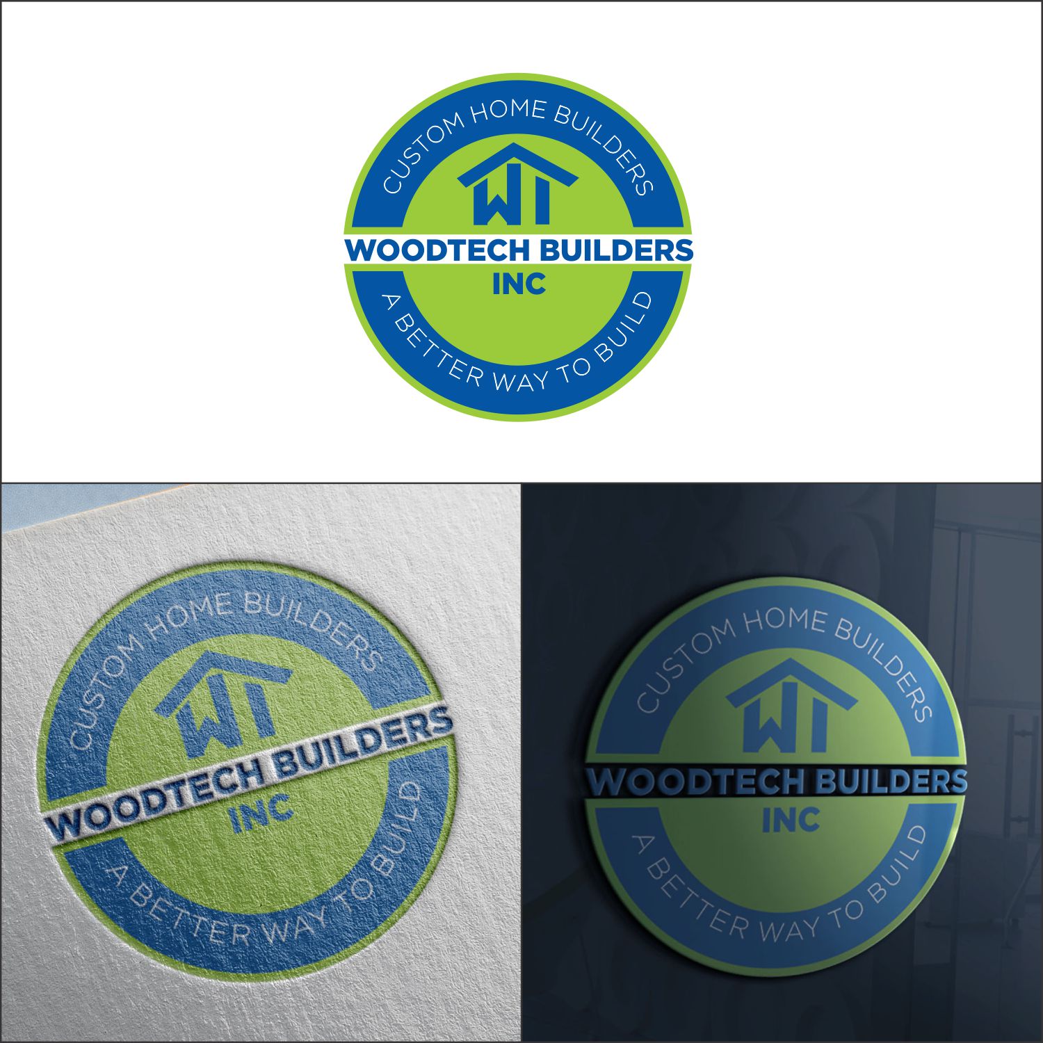 Logo Design by Swish30 for Woodtech Builders, Inc. | Design #21947169