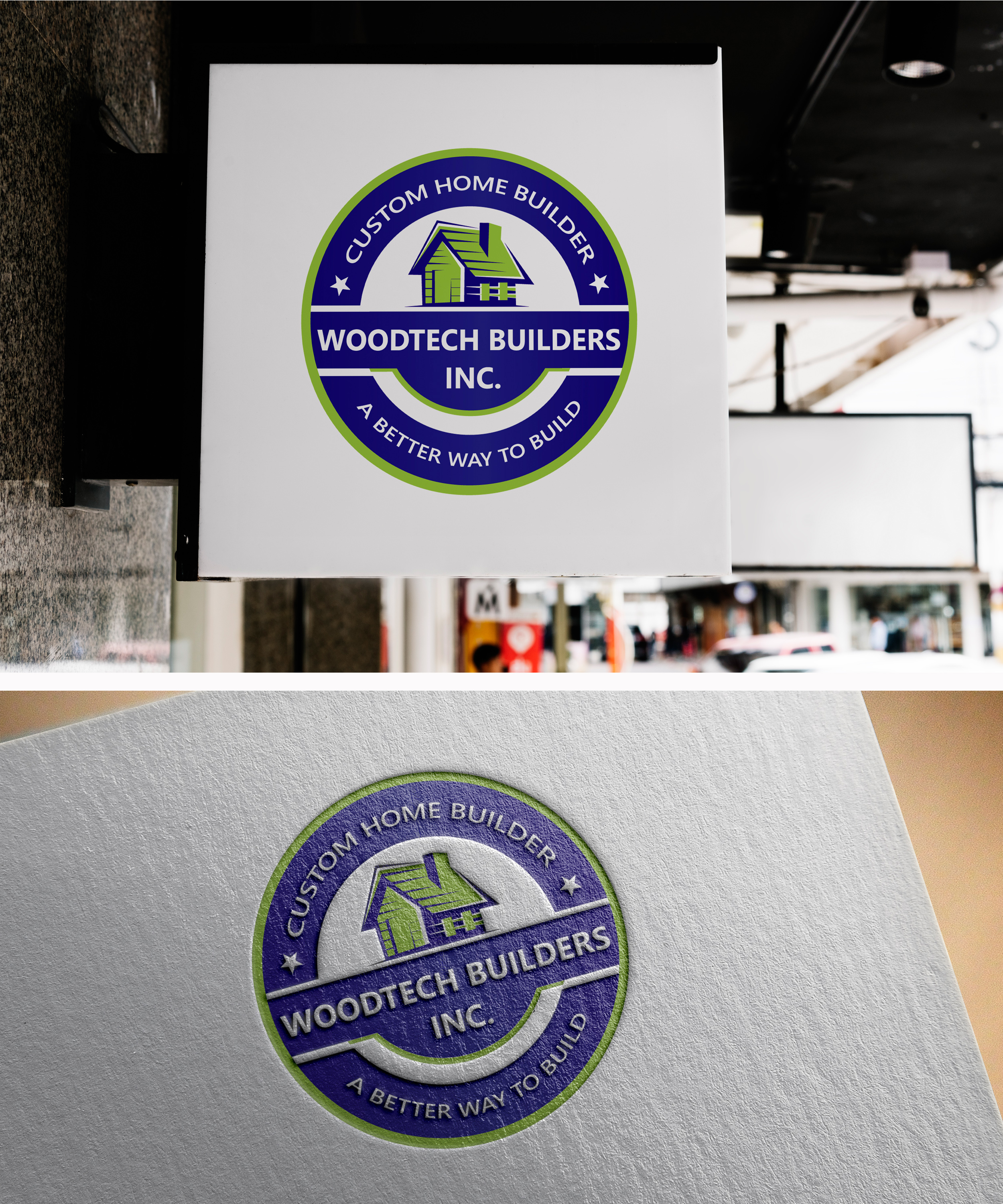 Logo-Design von Best Art2 für Woodtech Builders, Inc. | Design #21978830