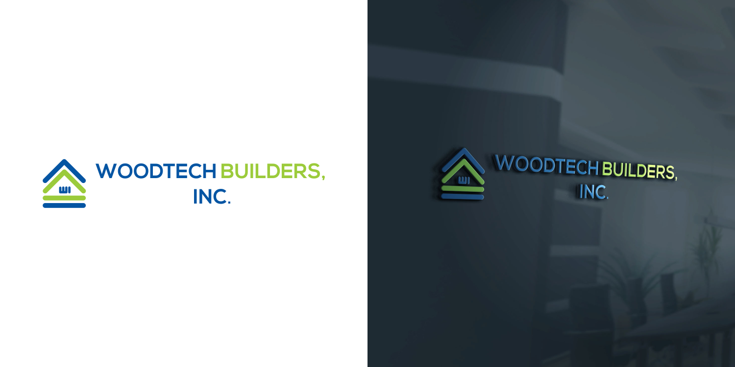 Logo Design by nomnome for Woodtech Builders, Inc. | Design #21945771