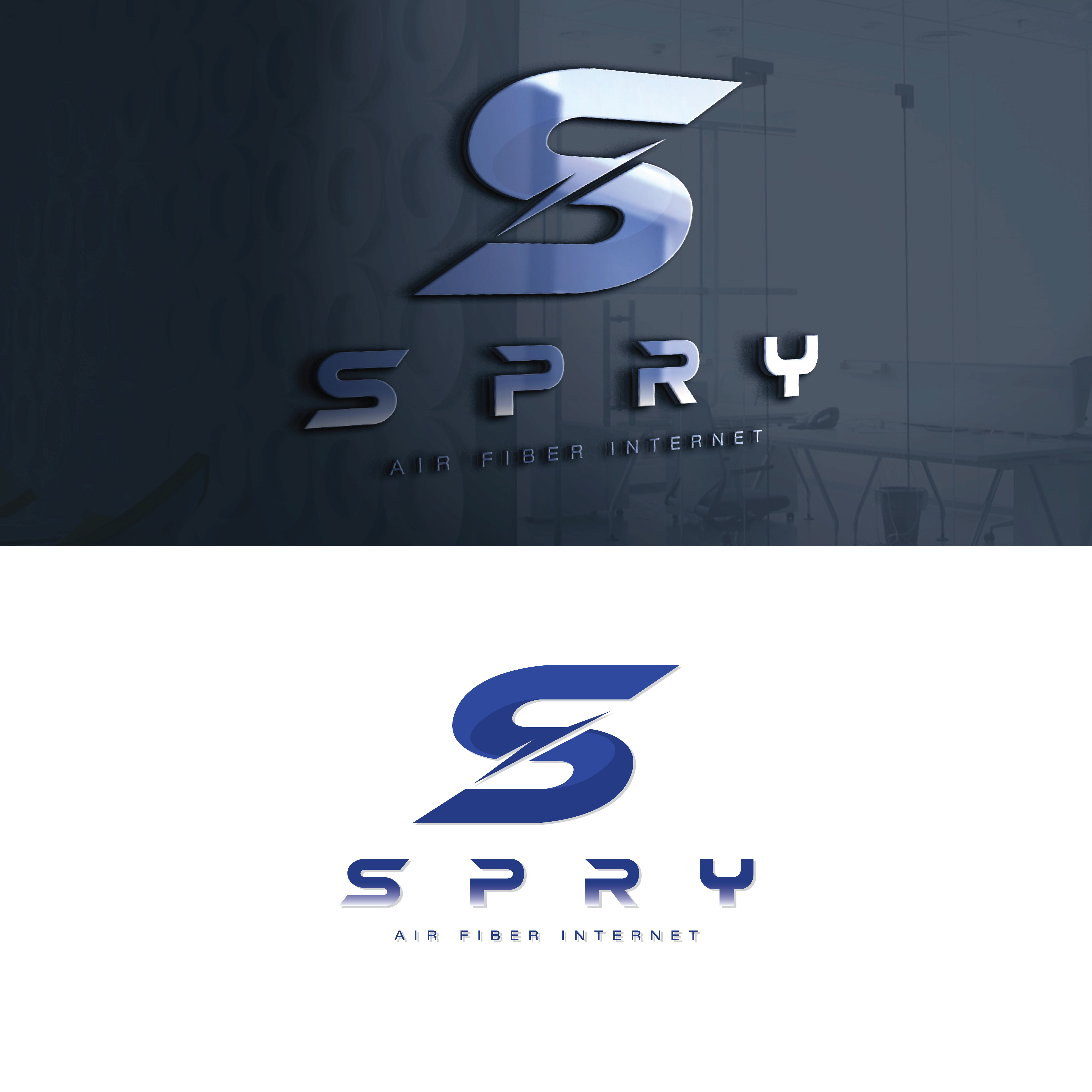 Logo Design by Christopher.Min for Spry Wireless | Design #21970662