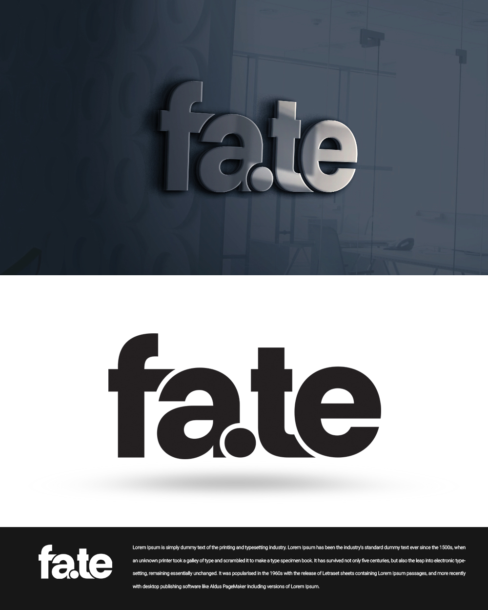 Logo Design by beetro 2 for fa.te | Design: #21955391