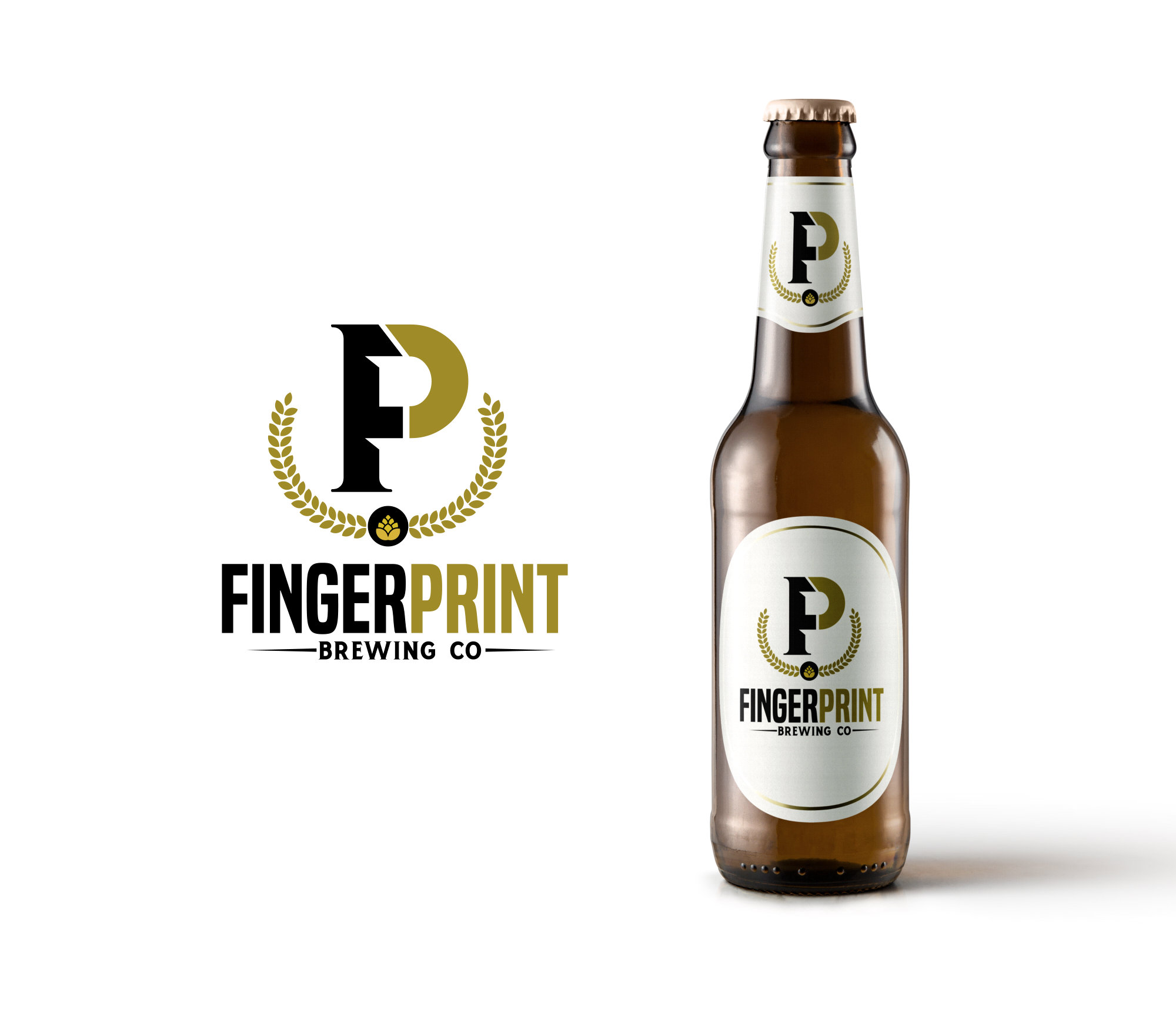 Logo Design by estefano3000 for Fingerprint Brewing Company | Design #21952238