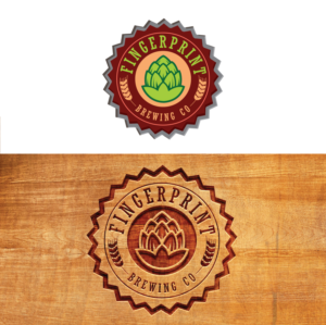 Fingerprint Brewing Company or Fingerprint Brewing Co | Logo Design by FourtuneDesign