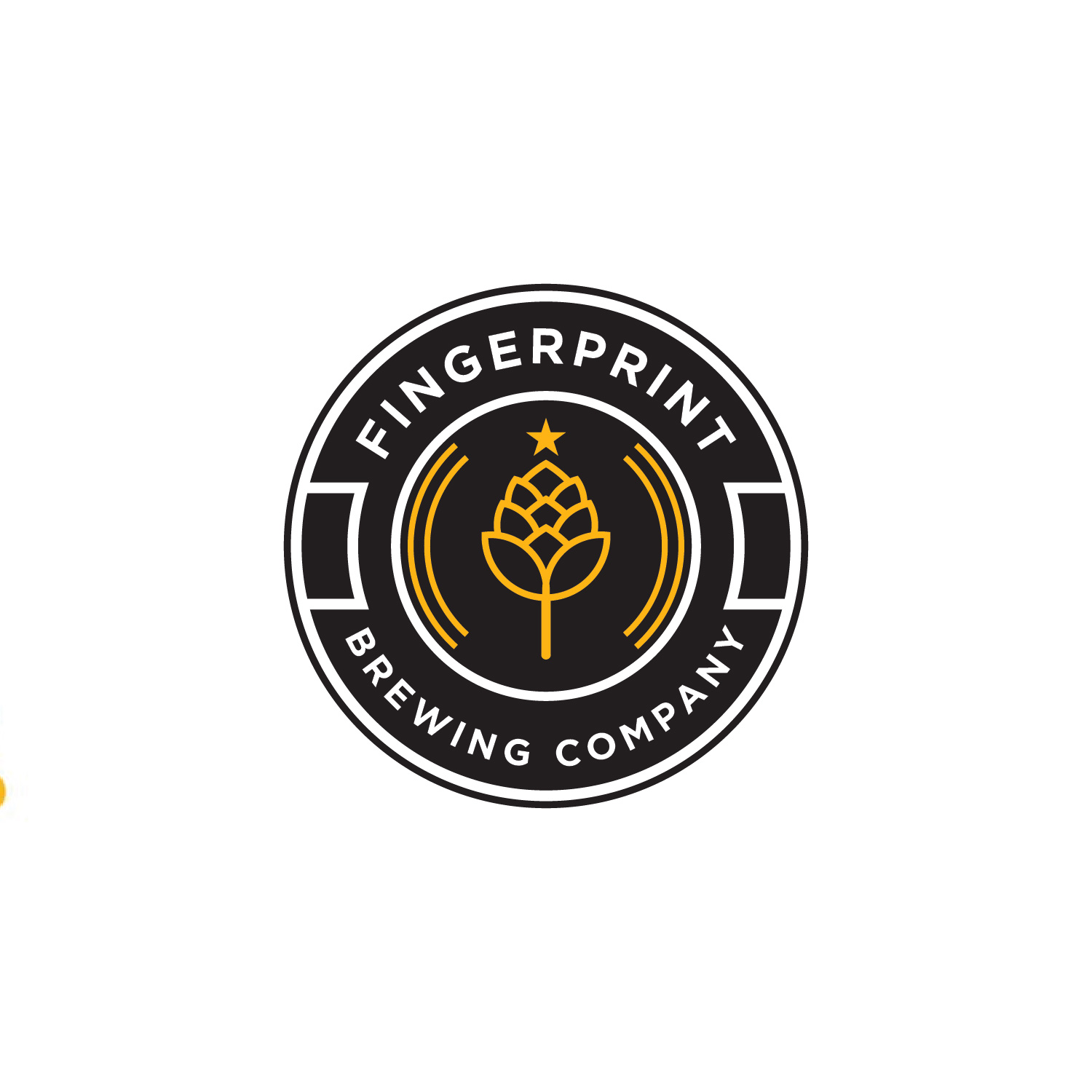 Logo-Design von AktharArziki für Fingerprint Brewing Company | Design #21934872